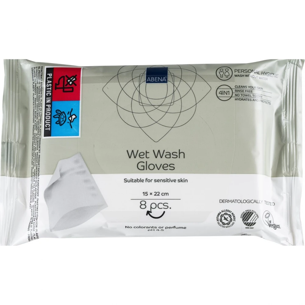 Manusi umede pentru curatare fara clatire 22 x 15cm 8buc