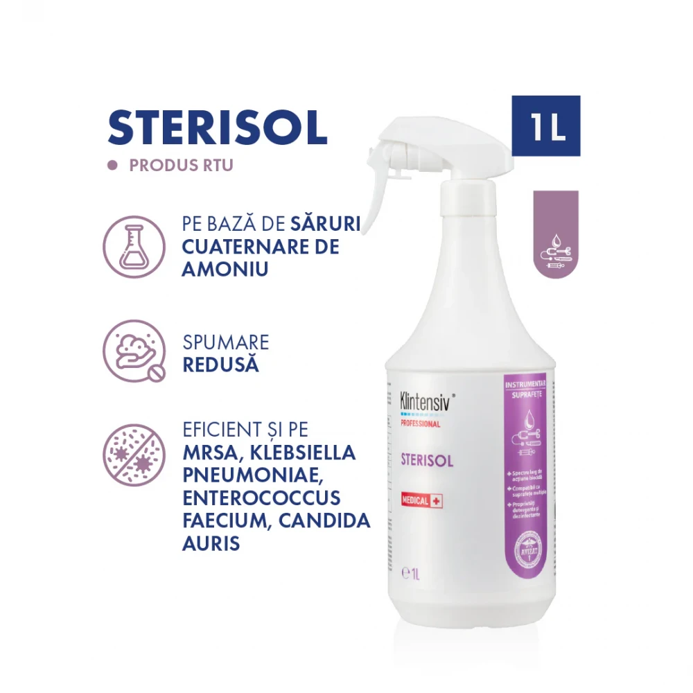 STERISOL DEZINFECTANT SUPRAFETE DE NIVEL INALT RTU 1000 ML